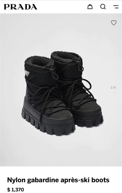 prada snow boots dupe